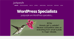Desktop Screenshot of justpurple.com.au
